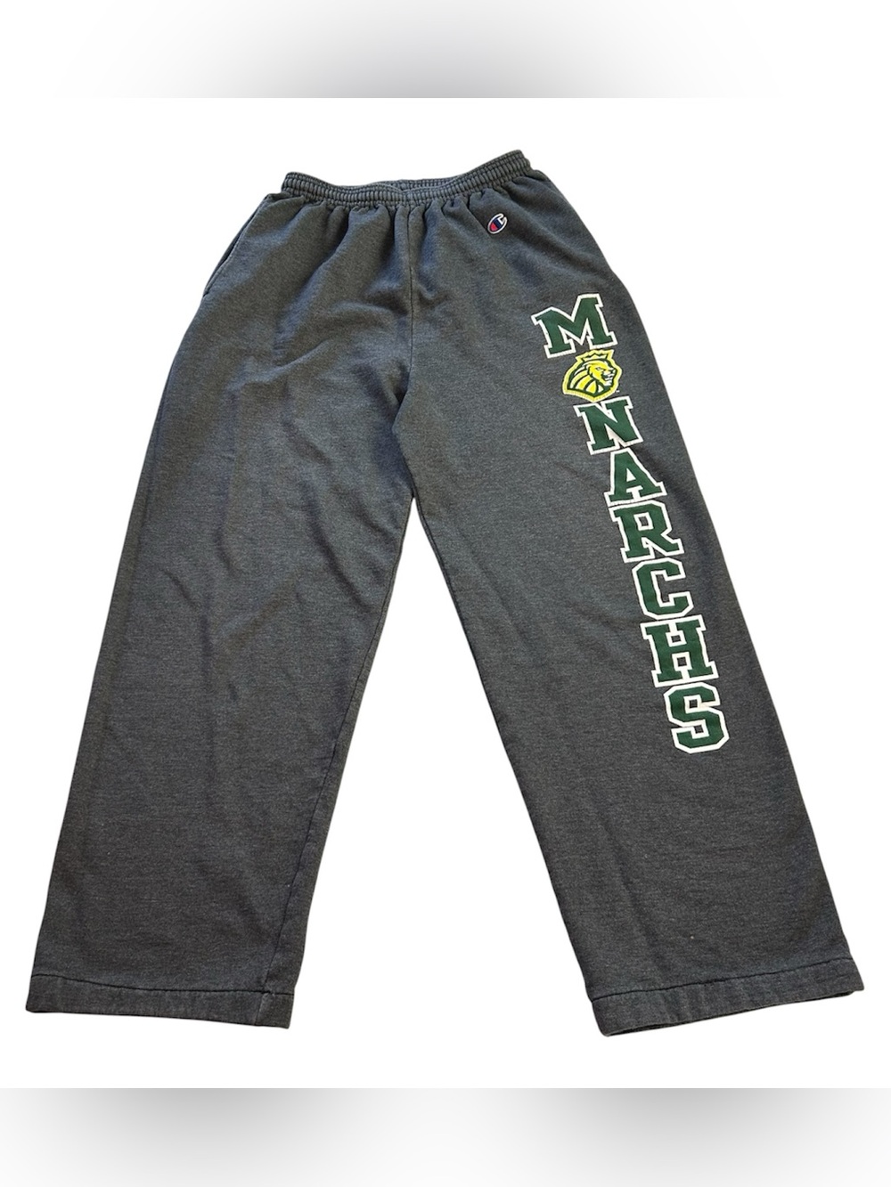 Champion Methodist University Monarchs Men’s Fleece Sweatpants Charcoal Gray M